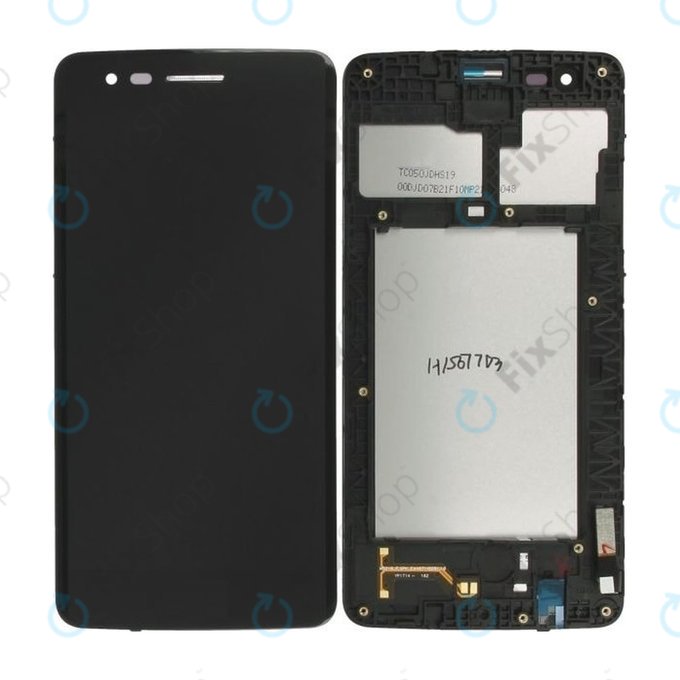 LG K8 M200N (2017) - Ecran LCD + Sticlă Tactilă + Ramă (Black) TFT