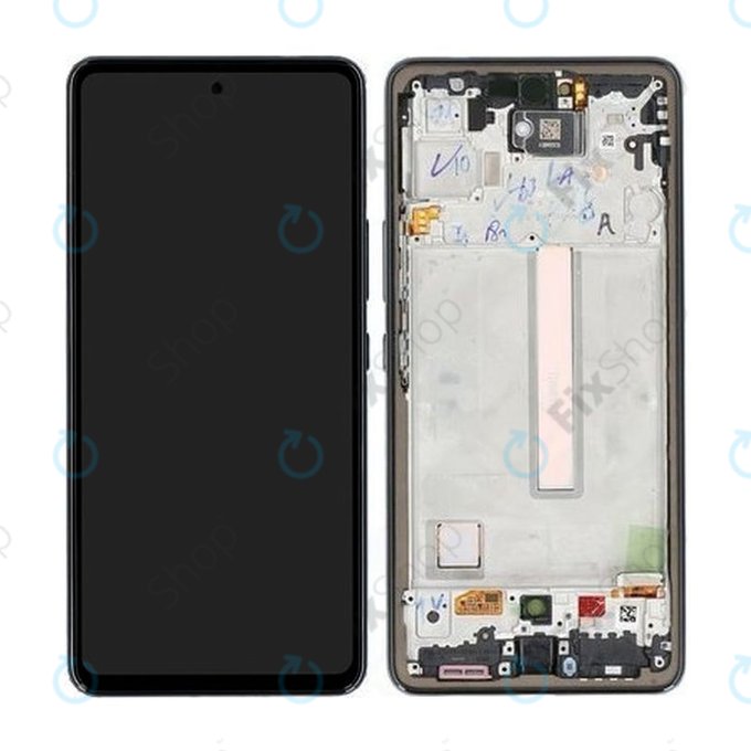 Samsung Galaxy A53 5G A536B - Ecran LCD + Sticlă Tactilă + Ramă (Black) - GH82-28024A, GH82-28025A Genuine Service Pack