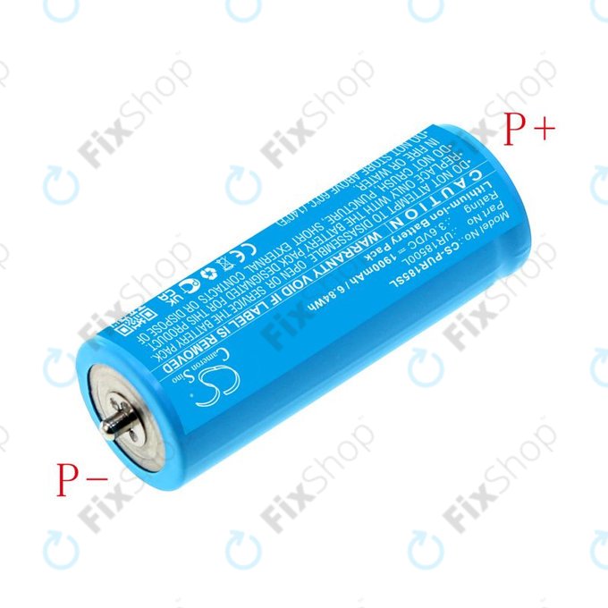 Baterie pentru Braun Silk-épil 5, Silk-épil 7, Silk-épil 9, 1900mAh, Li-Ion, 3.6V, UR18500L, HQ