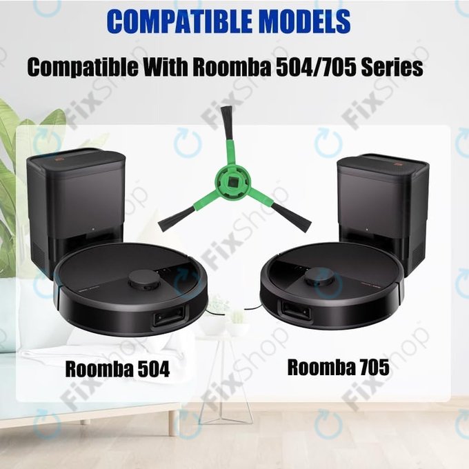 Perie laterală, 2 buc. pentru iRobot Roomba Max 705, Plus 504, 505