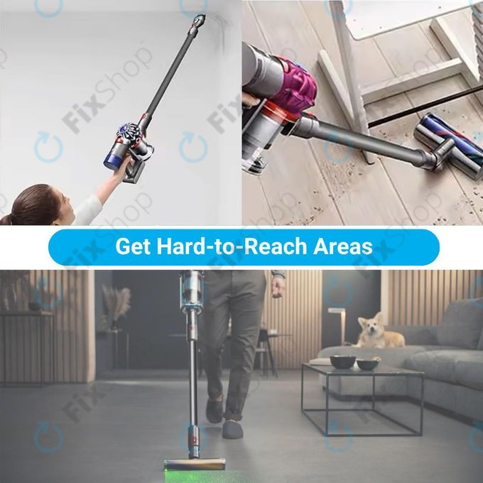 Dyson V-series, Outsize - Tija de aspirare (Argint)