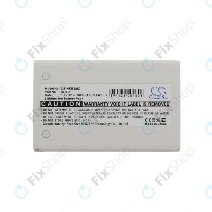 Baterie pentru Nokia 3610, 6510, 8310, 1000mAh, Li-Ion, 3.7V, BLB-2, HQ