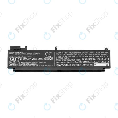 Baterie pentru Lenovo ThinkPad T460s, T470s, 2000mAh, Li-Pol, 11.4V, 00HW022, HQ