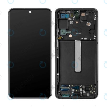 Samsung Galaxy S21 FE G990B - Ecran LCD + Sticlă Tactilă + Ramă (Black) TFT