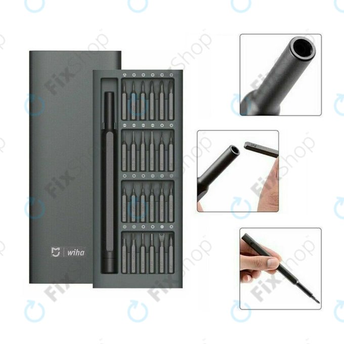 Xiaomi Mijia Wiha - Set complet de Șurubelnițe din aliaj de aluminiu 25în1