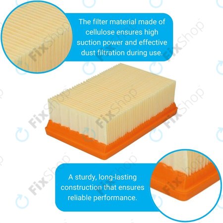 Kärcher WD-series, MV-series, KWD-series - Filtru plat de praf