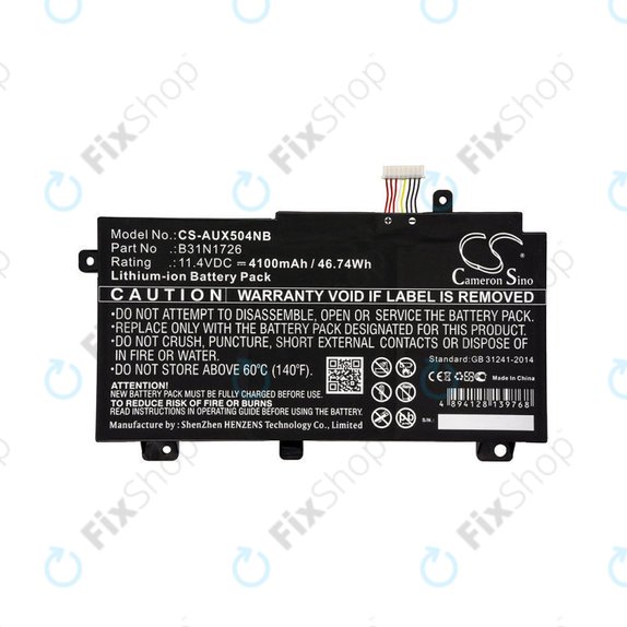 Baterie pentru Asus TUF 504, 505, 554, 656, FX504, Tuf Gaming A15, 4100mAh, Li-Ion, 11.4V, B31N1726, HQ