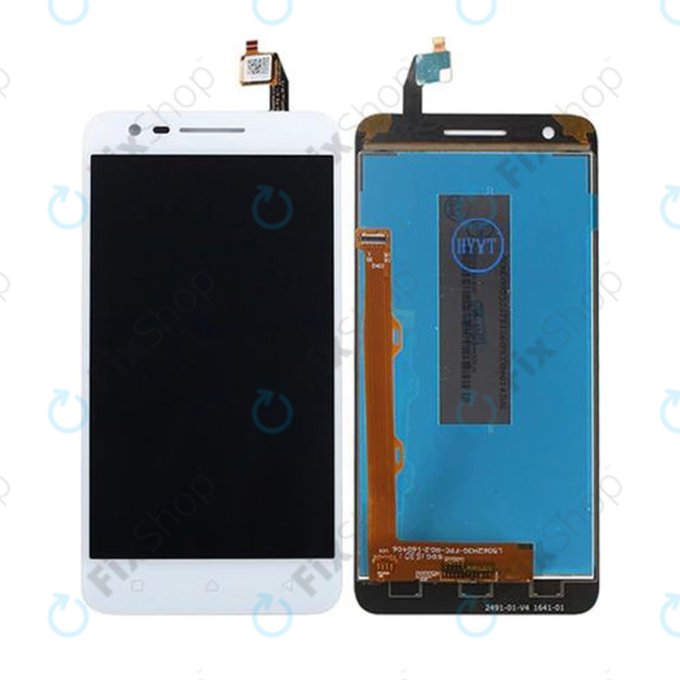Lenovo C2 K10a40 - Ecran LCD + Sticlă Tactilă (White) TFT