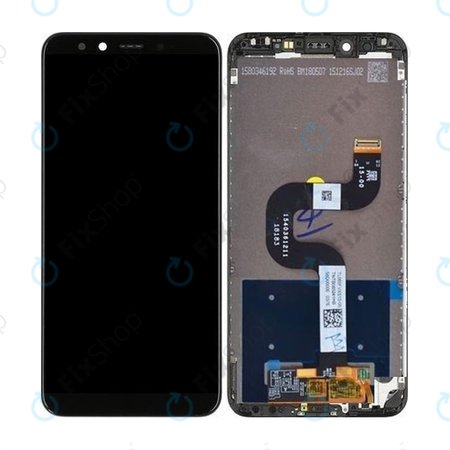 Xiaomi Mi A2 (Mi 6X) - Ecran LCD + Sticlă Tactilă + Ramă (Black) TFT