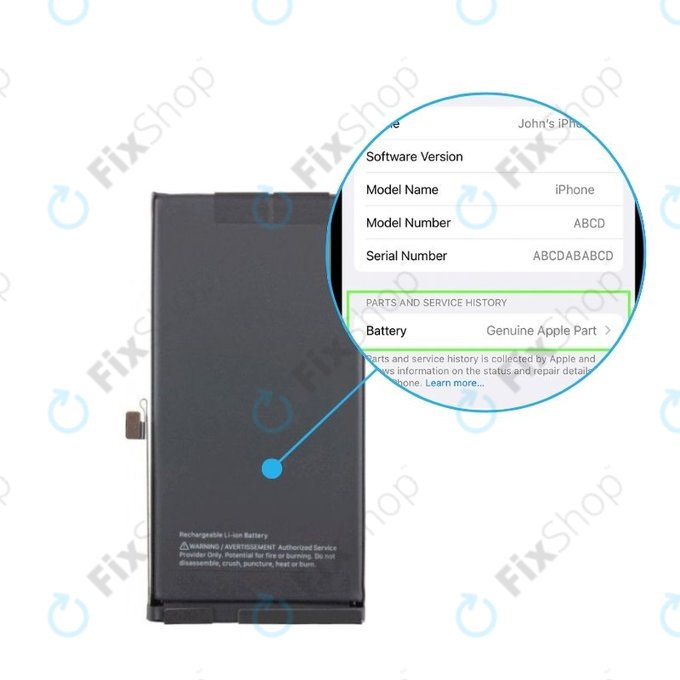 Baterie pentru iPhone 14 | 661-30373 | 3279mAh | Genuine Apple