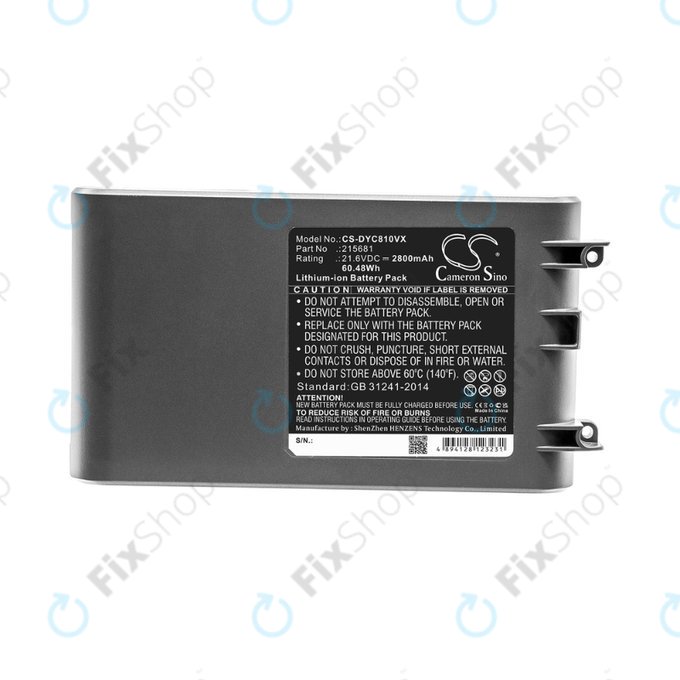 Dyson V8 - Baterie 215681, PM8-US-HFB1497A Li-Ion 21.6V 2800mAh HQ