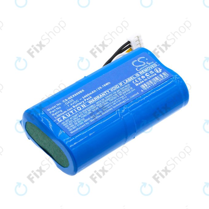 Baterie pentru Dejavoo Qd2, Nexgo N86, Wizarpos Q2, 2600mAh, Li-Ion, 7.4V, GX05, HQ