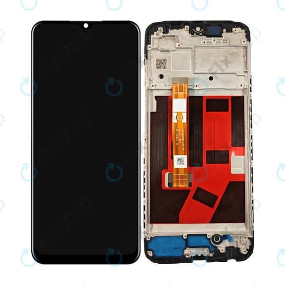 Oppo A38 CPH2579 - Ecran LCD + Sticlă Tactilă + Ramă (Glowing Black) TFT