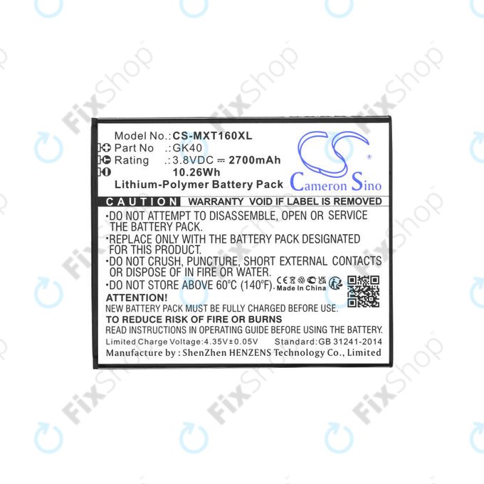 Motorola Moto E4 XT1761 - Baterie GK40 2700mAh HQ