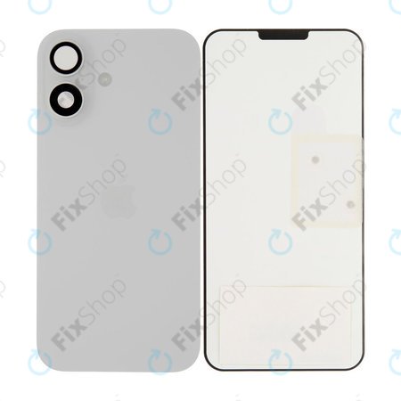 Sticlă Carcasă Spate pentru iPhone 16 | White | 661-44802 | Genuine Apple