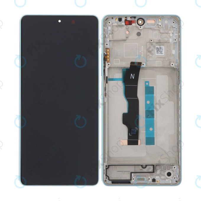 Xiaomi Redmi Note 13 5G 2312DRAABC - Ecran LCD + Sticlă Tactilă + Ramă (Ocean Teal) TFT
