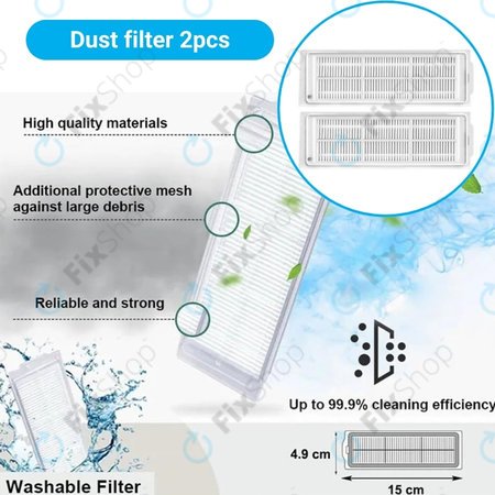 Xiaomi Viomi V2, V2 Pro, V3, SE, Mi Robot Vacuum Mop Pro (P), 2S - Set standard