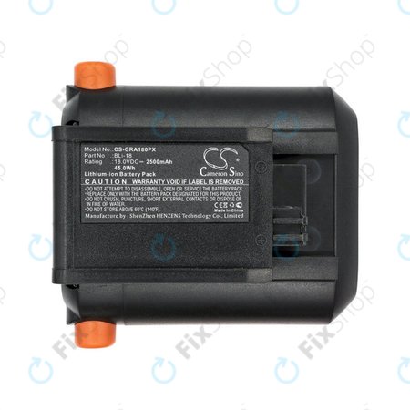 Baterie pentru Gardena Accu Hedge, Accujet, Comfortcut Li-18, Easycut, Trimmer Easycut Li-18, 2500mAh, Li-Ion, 18V, BLi-18, HQ