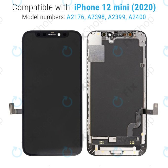 Apple iPhone 12 Mini - Ecran LCD + Sticlă Tactilă + Ramă Refurbished PRO