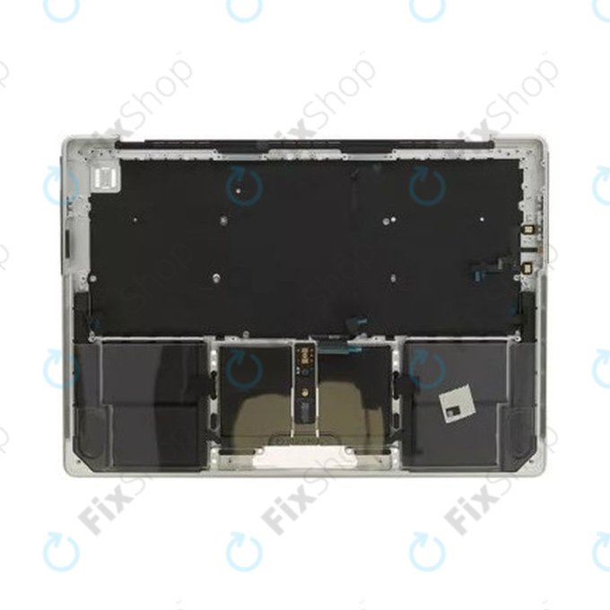 Ramă superioară tastatură pentru MacBook Pro 14", A2442 (2021), A2779 (2023), cu tastatură US și baterie, Silver, 661-32211, Genuine Apple