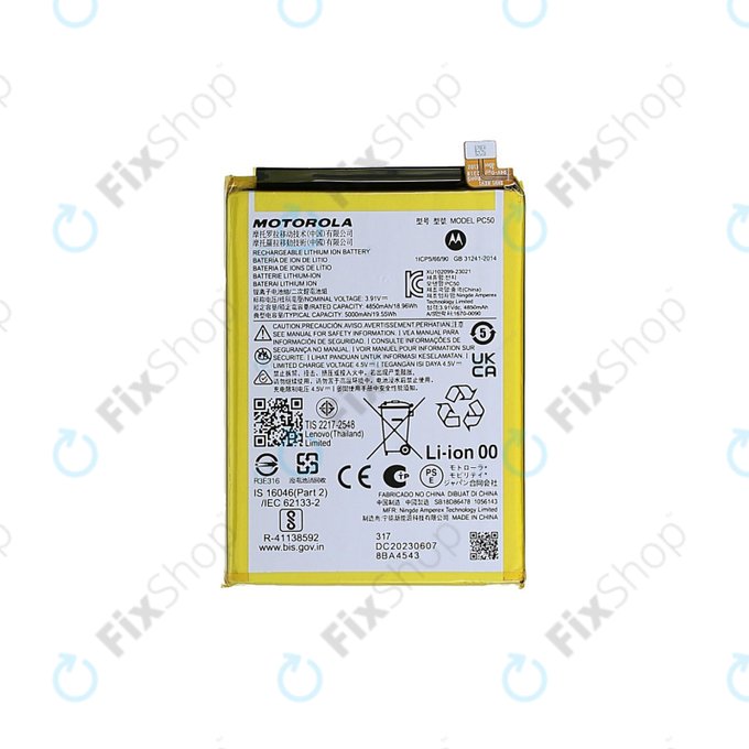 Motorola Moto G14, G54 - Baterie PC50 5000mAh - SB18E08688 Genuine Service Pack