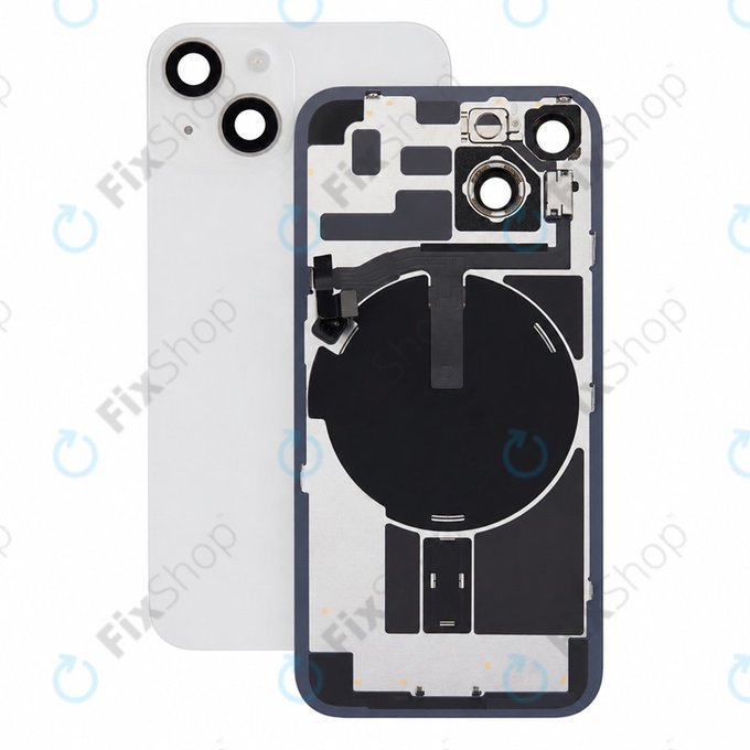 Sticlă carcasă spate pentru iPhone 14, Starlight, Pulled A
