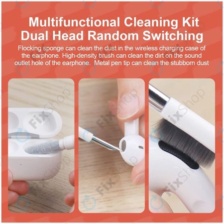 Perie de curățare multifuncțională + stilou de curățare + taste de ieșire