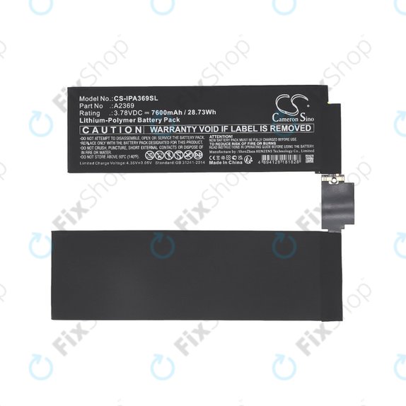 Apple iPad Pro 11.0 (3rd Gen 2021) - Baterie A2369 7600mAh HQ