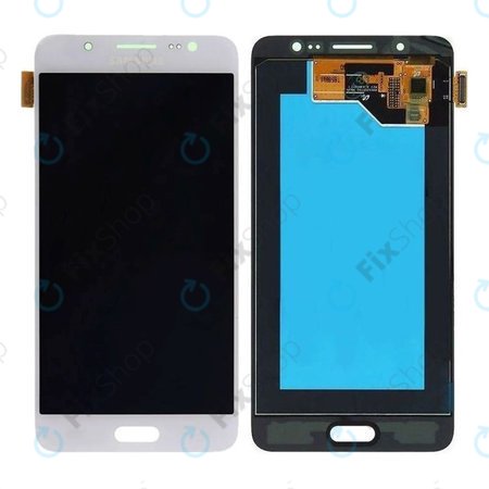 Samsung Galaxy J5 J510FN (2016) - Ecran LCD + Sticlă Tactilă (White) - GH97-18792C, GH97-19466C, GH97-18962C, GH97-19467C Genuine Service Pack