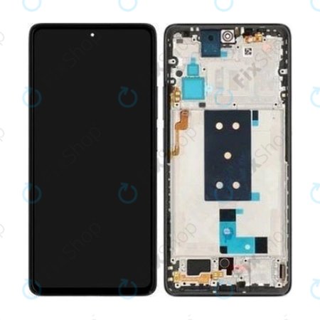 Xiaomi Poco F4 5G 22021211RG, 22021211RI - Ecran LCD + Sticlă Tactilă + Ramă (Black) OLED