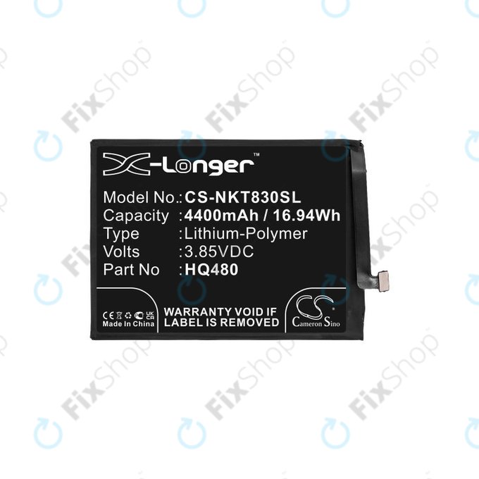 Baterie pentru Nokia 8.3 2020 5G, 4400mAh, Li-Pol, 3.85V, HQ480, HQ