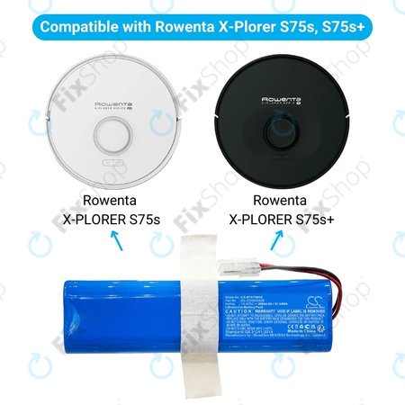 Rowenta X-PLORER S75s, S75s+ - Baterie SS-2230002528 Li-Ion 14.4V 2600mAh HQ