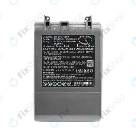 Dyson V7 - Baterie 968670-02, 968670-03 Li-Ion 21.6V 2500mAh HQ