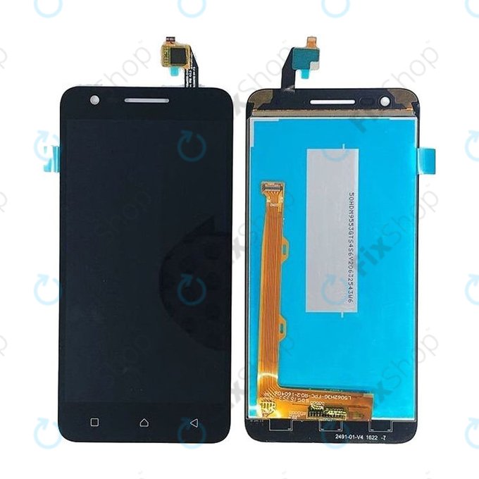 Lenovo C2 K10a40 - Ecran LCD + Sticlă Tactilă + Ramă (Black) TFT