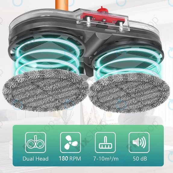 Dyson V-series, Outsize - Cap de mop electric cu rezervor