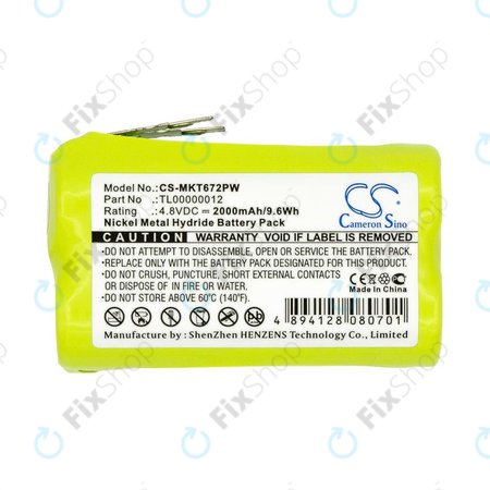 Baterie pentru Makita 6722D, 6723DW, 2000mAh, Ni-MH, 4.8V, TL00000012, HQ