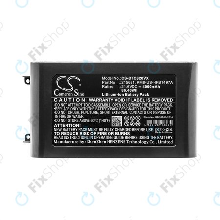 Dyson V8 - Baterie 215681, PM8-US-HFB1497A Li-Ion 21.6V 4000mAh HQ