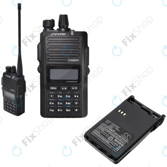 Baterie pentru ADI AT-46, Baojie BJUV22, Huntec HT-3688, 1200mAh, Li-Ion, 7.4V, LB-38L, HQ