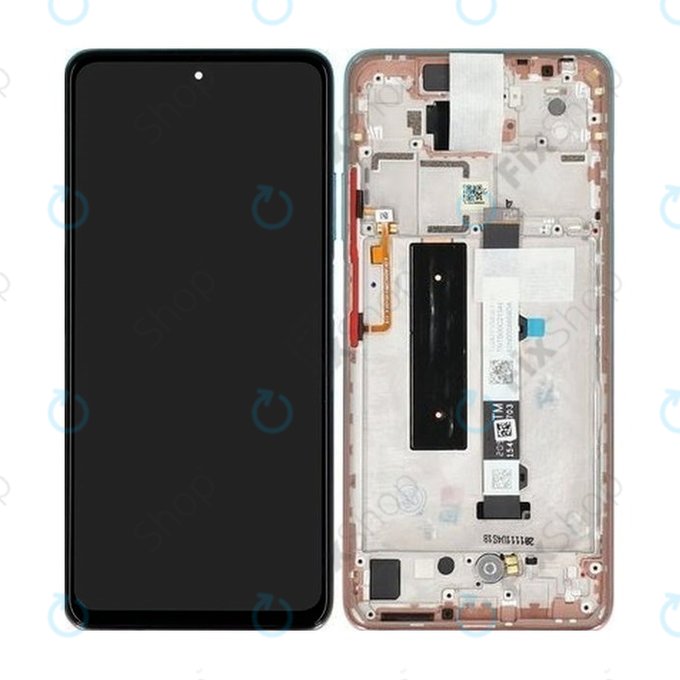 Xiaomi Mi 10T Lite 5G - Ecran LCD + Sticla Tactilă + Ramă (Rose Gold Beach) - 5600050J1700 Genuine Service Pack