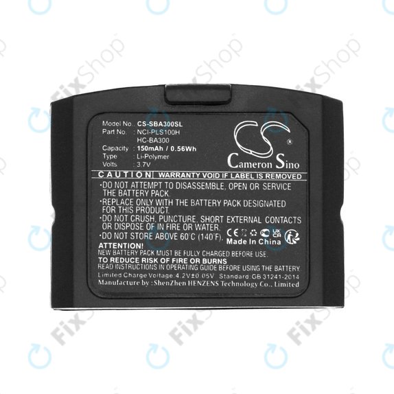 Baterie pentru Sennheiser IS 410, IS 4200, RR 4200, SET 830, SET 840, 150mAh, Li-Pol, 3.7V, HC-BA300, HQ