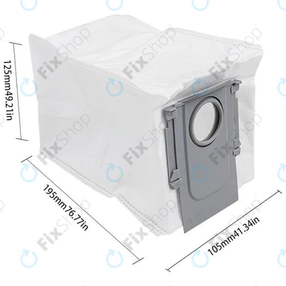 Sac de praf, 2 buc. pentru Xiaomi Roborock Q Revo, Dyad Pro, Dyad Pro Combo