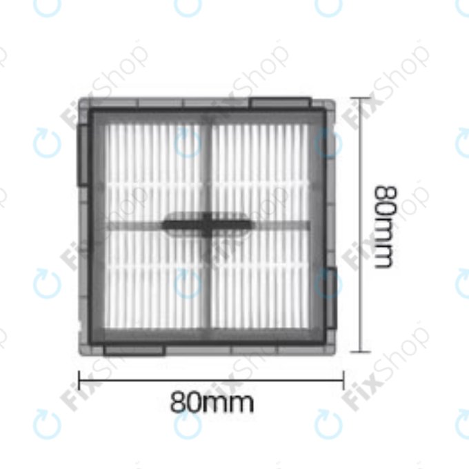 Xiaomi Roborock Q10-series, S8 Pro, S8 Pro Plus - Filtru HEPA