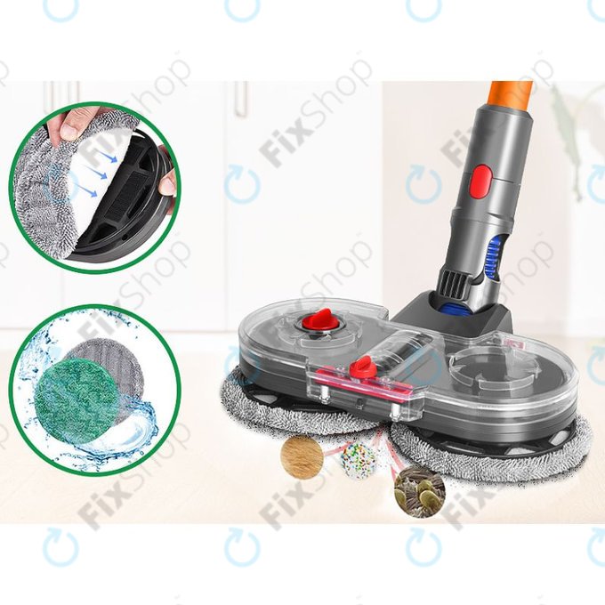 Dyson V-series, Outsize - Cap de mop electric cu rezervor
