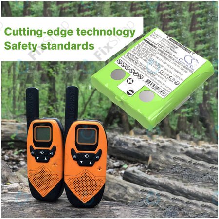 Baterie pentru Detewe Outdoor Pmr a Simvalley, 700mAh, Ni-MH, 4.8V, MT700D03XXC, HQ