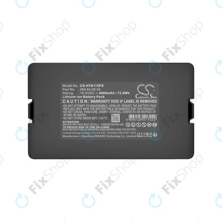 Baterie pentru Flymo Easilife 200, Gardena Automower 310, Husqvarna Automower 315X, 4000mAh, Li-Ion, 18.0V, 584 84 28-02, HQ