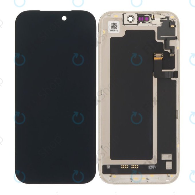Ecran Soft OLED 120Hz pentru iPhone 17 Pro - Sticlă Tactilă + Ramă, DIAGNOSTIC