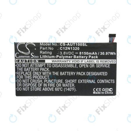 Baterie pentru Asus Transformer Book T100, 8150mAh, Li-Pol, 3.8V, C12N1320, HQ