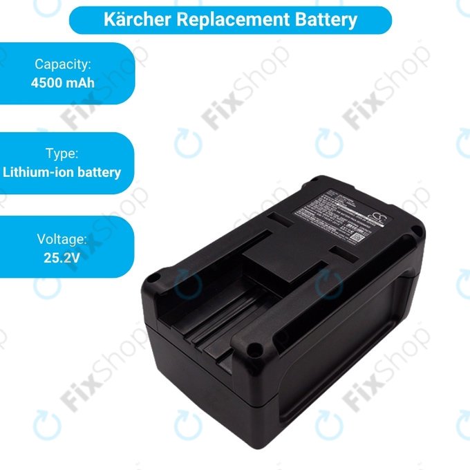 Kärcher BV 5/1, BP, T 9/1 BP, EF426 - Baterie BV 5/1 Bp Li-Ion 25.2V 4500mAh HQ