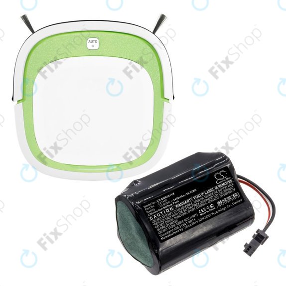 Baterie pentru Ecovacs Deebot Slim, D36, 3400mAh, Li-Ion, 10.8V, ZJ1450, HQ