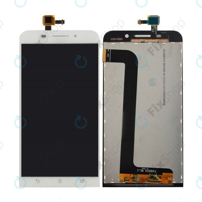 Asus Zenfone Max ZC550KL - Ecran LCD + Sticlă Tactilă (White) TFT